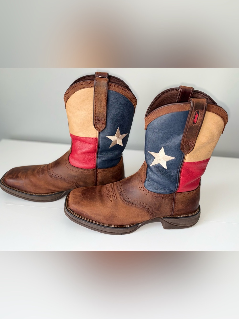 Durango Rebel Texas Flag Western Cowboy Boots Men’s Size 11 EE Leather